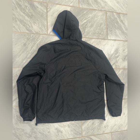 New Balance Mens Black & Blue Windbreaker Full Zip Jacket Size XL - Picture 2 of 8